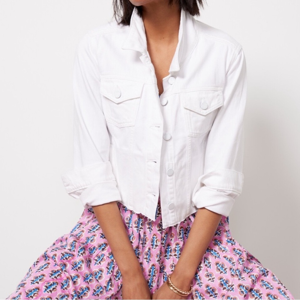 PAIGE Relaxed Vivianne Jacket in Crisp White